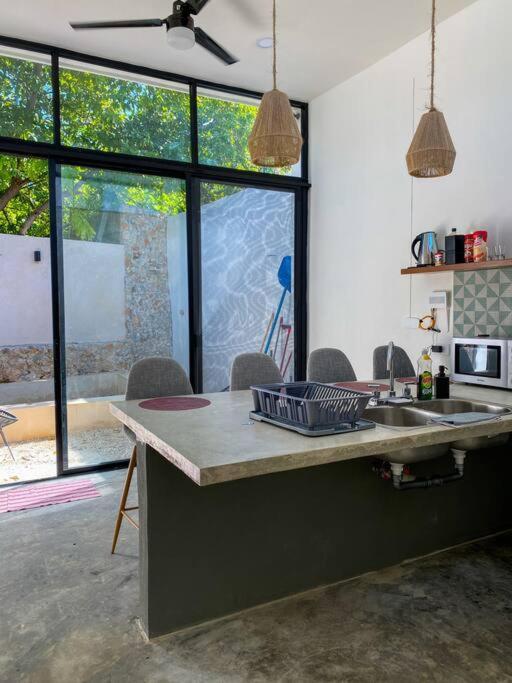 梅里达Modern Casa With Pool 7 Mins From Centro 5Min La Plancha Park别墅 外观 照片
